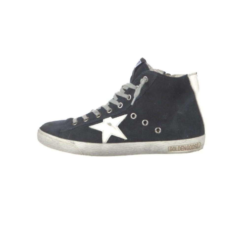GOLDEN GOOSE Francy Suede Distressed Sneakers Size 9 Womens EU40 Mens 7 - Picture 2 of 4